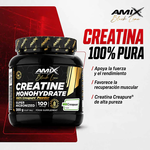 CREATINA MONOHIDRATADA MICRONIZADA CREAPURE 300G AMIX 2