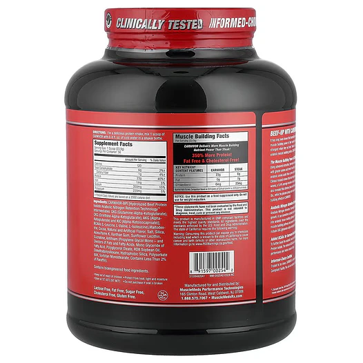 CARNIVOR HYDROLYZED BEEF PROTEIN ISOLATE 4,19LB 2