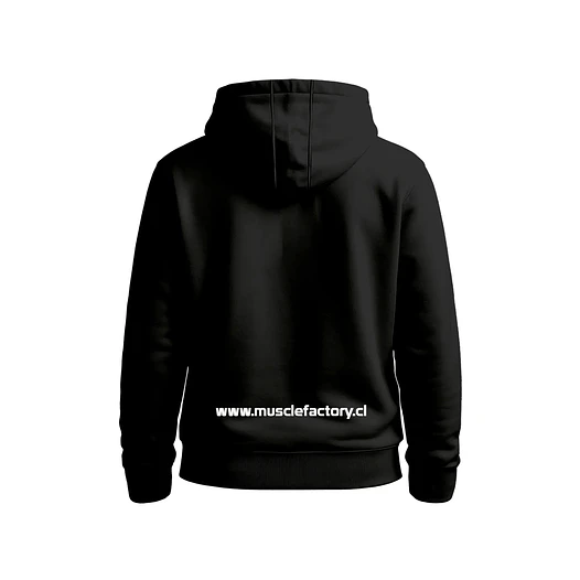 POLERON CAPUCHON  UNISEX - TEAM MUSCLEFACTORY 4