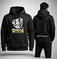 POLERON CAPUCHON  UNISEX - TEAM MUSCLEFACTORY - Miniatura 3