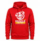 POLERON CAPUCHON  UNISEX - TEAM MUSCLEFACTORY - Miniatura 2