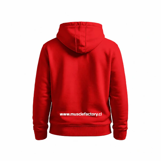 POLERON CAPUCHON  UNISEX - TEAM MUSCLEFACTORY 5