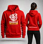 POLERON CAPUCHON  UNISEX - TEAM MUSCLEFACTORY - Miniatura 3