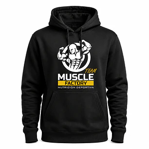 POLERON CAPUCHON  UNISEX - TEAM MUSCLEFACTORY