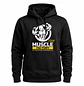 POLERON CAPUCHON  UNISEX - TEAM MUSCLEFACTORY - Miniatura 1