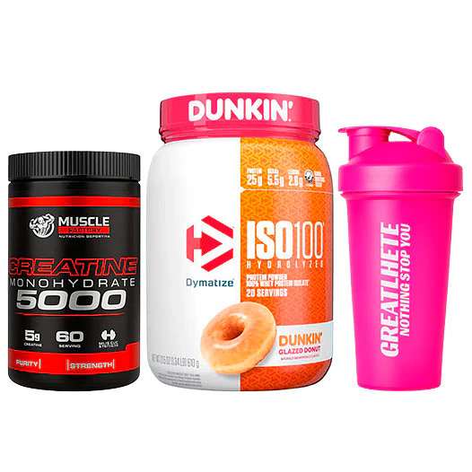 PROTEÍNA ISO 100 + CREATINA MONOHIDRATADA Y SHAKER DE REGALO 3