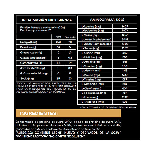 PROTEÍNA PRO 100% WHEY STRONGEST NUTRITION 4