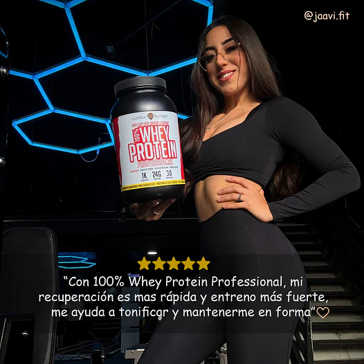 100% Whey Protein Professional 1kg Nutrition Factory 4