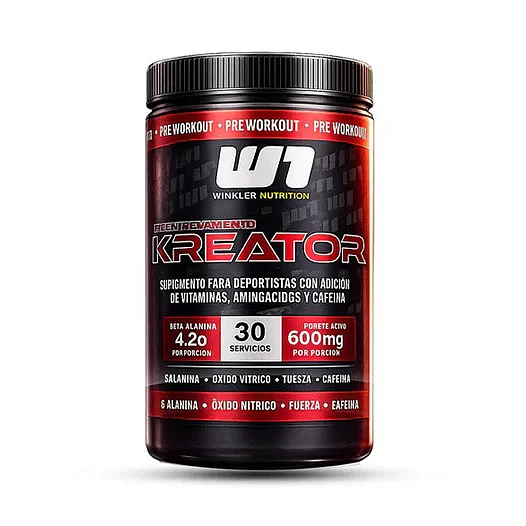 PRE ENTRENO KREATOR 600 G WINKLER NUTRITION 1
