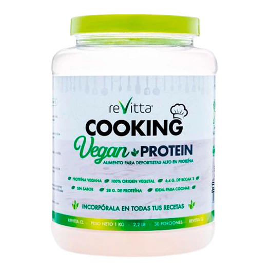 PROTEÍNA PARA COCINAR COOKING VEGAN PROTEIN 1,28 KG REVITTA 1