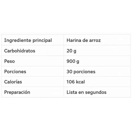 CARBOHIDRATO CREMA DE ARROZ 900GR LOADING UP 5