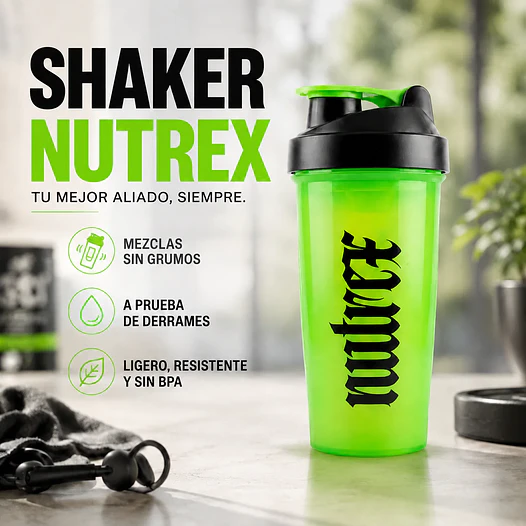 SHAKER NUTREX VERDE 700ML 2