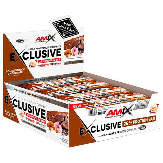 CAJA BARRITAS EXCLUSIVE PROTEIN BAR (12 UDS) AMIX 2