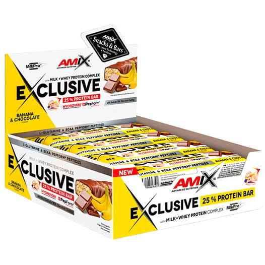 CAJA BARRITAS EXCLUSIVE PROTEIN BAR (12 UDS) AMIX 4