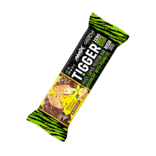 CAJA BARRITAS TIGGER CERO PROTEIN BAR (20 UNIDADES) AMIX 4