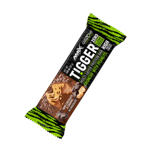 CAJA BARRITAS TIGGER CERO PROTEIN BAR (20 UNIDADES) AMIX 5