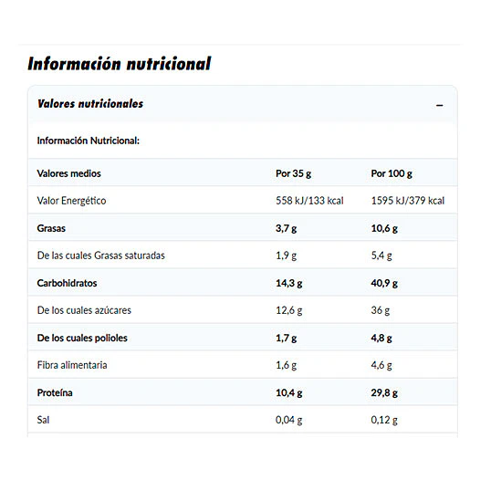 CAJA BARRITAS MC PRO 35G (24 UNIDADES) AMIX 4