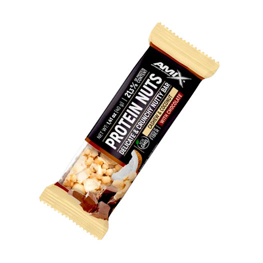 CAJA BARRITAS PROTEIN NUTS (25 UNIDADES) AMIX 5