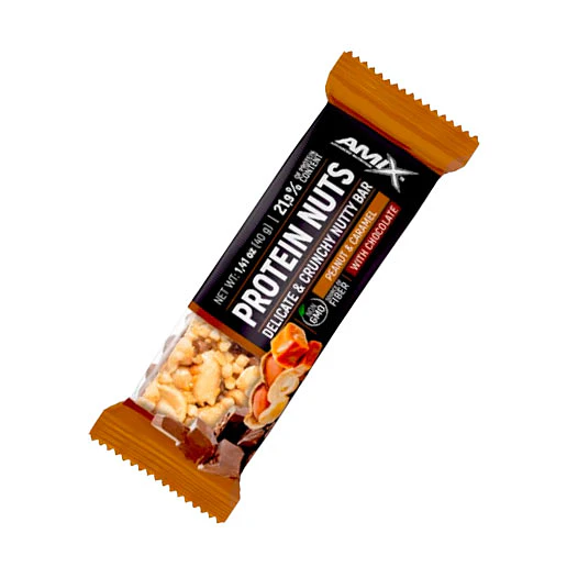CAJA BARRITAS PROTEIN NUTS (25 UNIDADES) AMIX 6