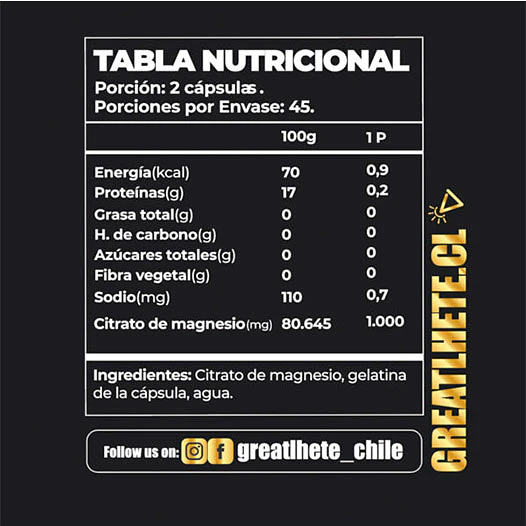 MAGNESIO CITRATO PRO 45 SERV. GREATLHETE 2