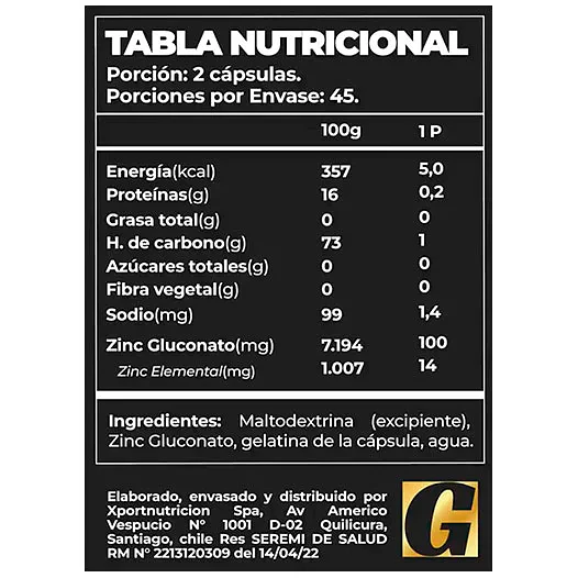 ZINC PRO 45 SERV. GREATLHETE 2