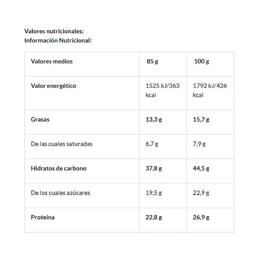 CAJA BARRITAS EXCLUSIVE PROTEIN BAR (12 UNIDADES) AMIX 5