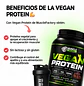 VEGAN PROTEIN 1 KG  + CREATINA 300GR + SHAKER Y MUESTRA DE REGALO - Miniatura 3