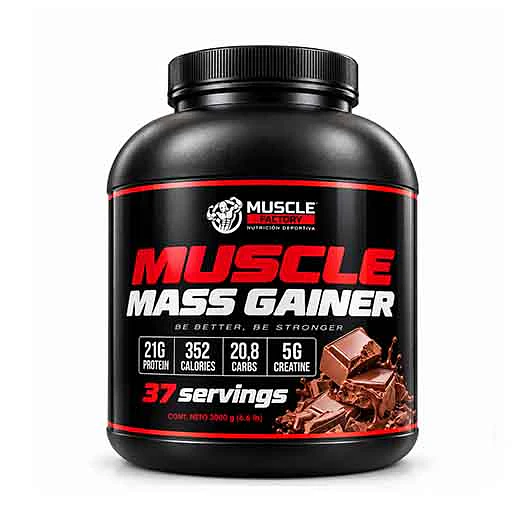 MUSCLE MASS GAINER 6.6LB MUSCLEFACTORY 1
