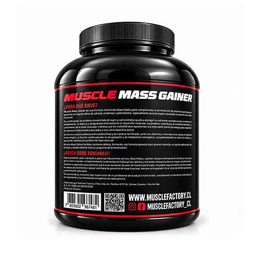 MUSCLE MASS GAINER 6.6LB MUSCLEFACTORY 2