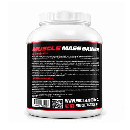 MUSCLE MASS GAINER 6.6LB MUSCLEFACTORY 4