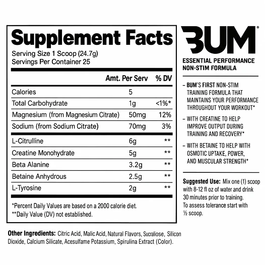 PRE ENTRENAMIENTO CBUM ESSENTIAL PERFORMANCE (AMERICANO) 3