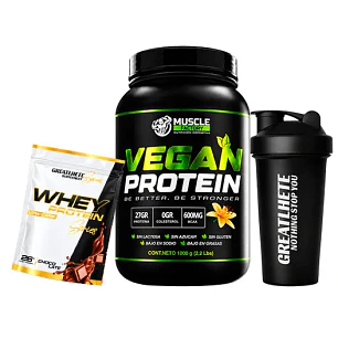 VEGAN PROTEIN 1 KG  + SHAKER Y MUESTRA DE REGALO