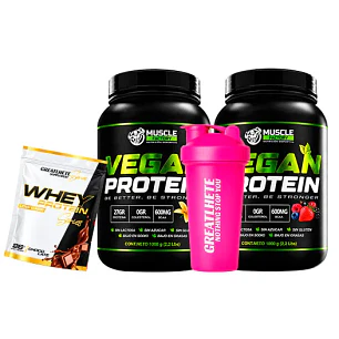 2 x VEGAN PROTEIN 1KG + SHAKER Y MUESTRA DE REGALO