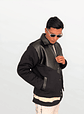 Chaqueta BL Lacertae de MUSEUM (eco cuero negro) Bomber - Miniatura 3