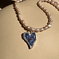 Collar Corazón Azul Grande - Miniatura 2