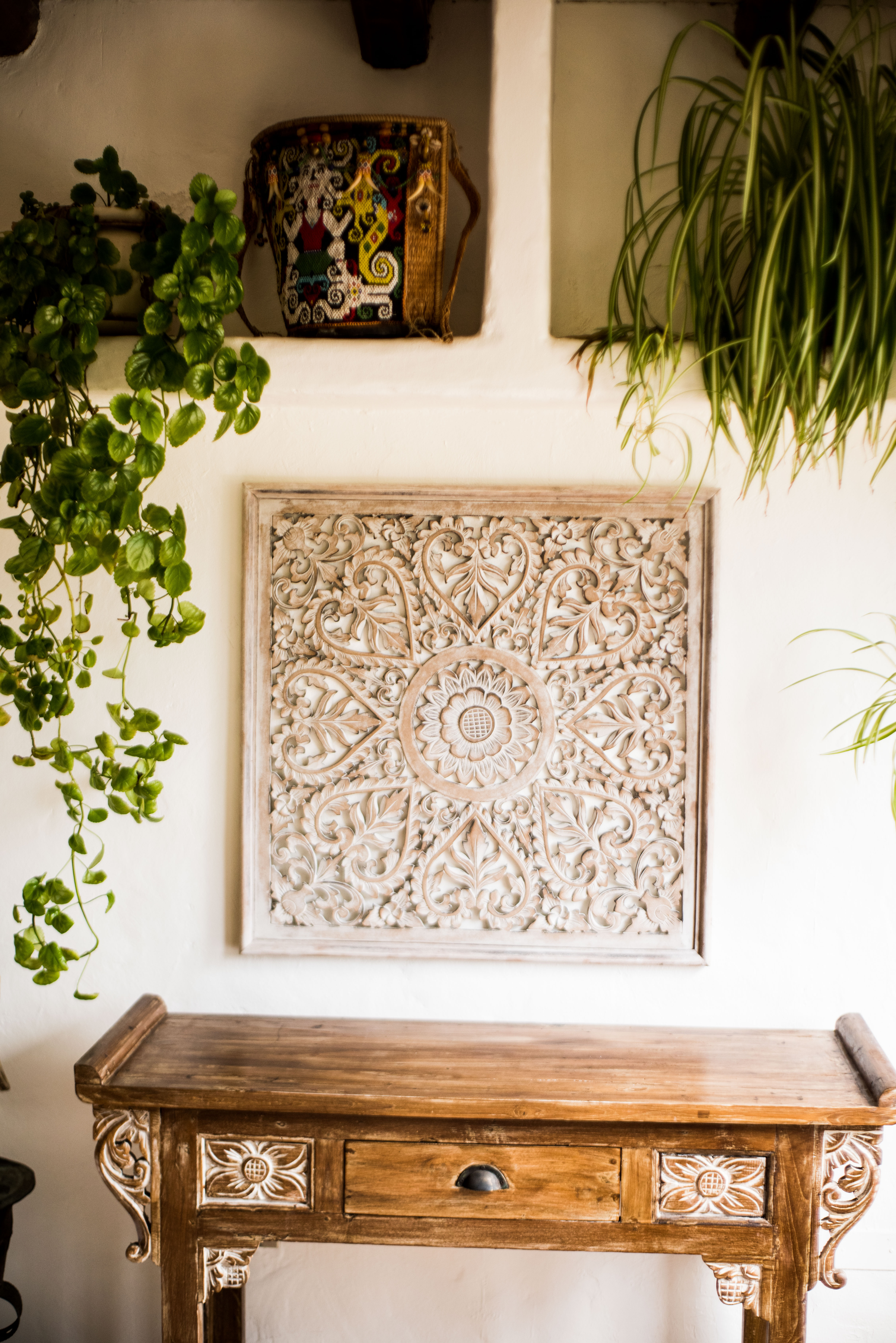 Panel Tallado Flower