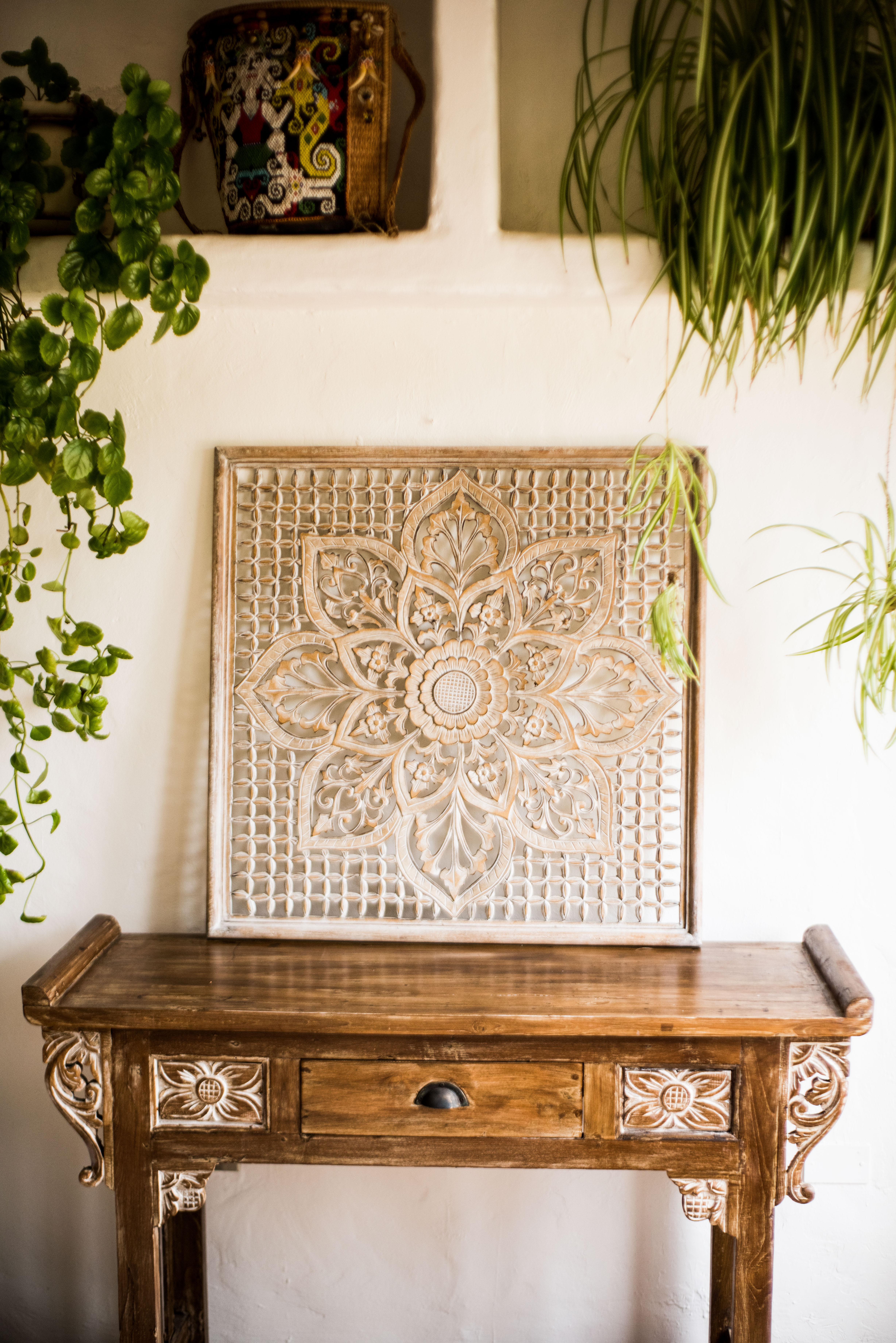 Panel Tallado Flower