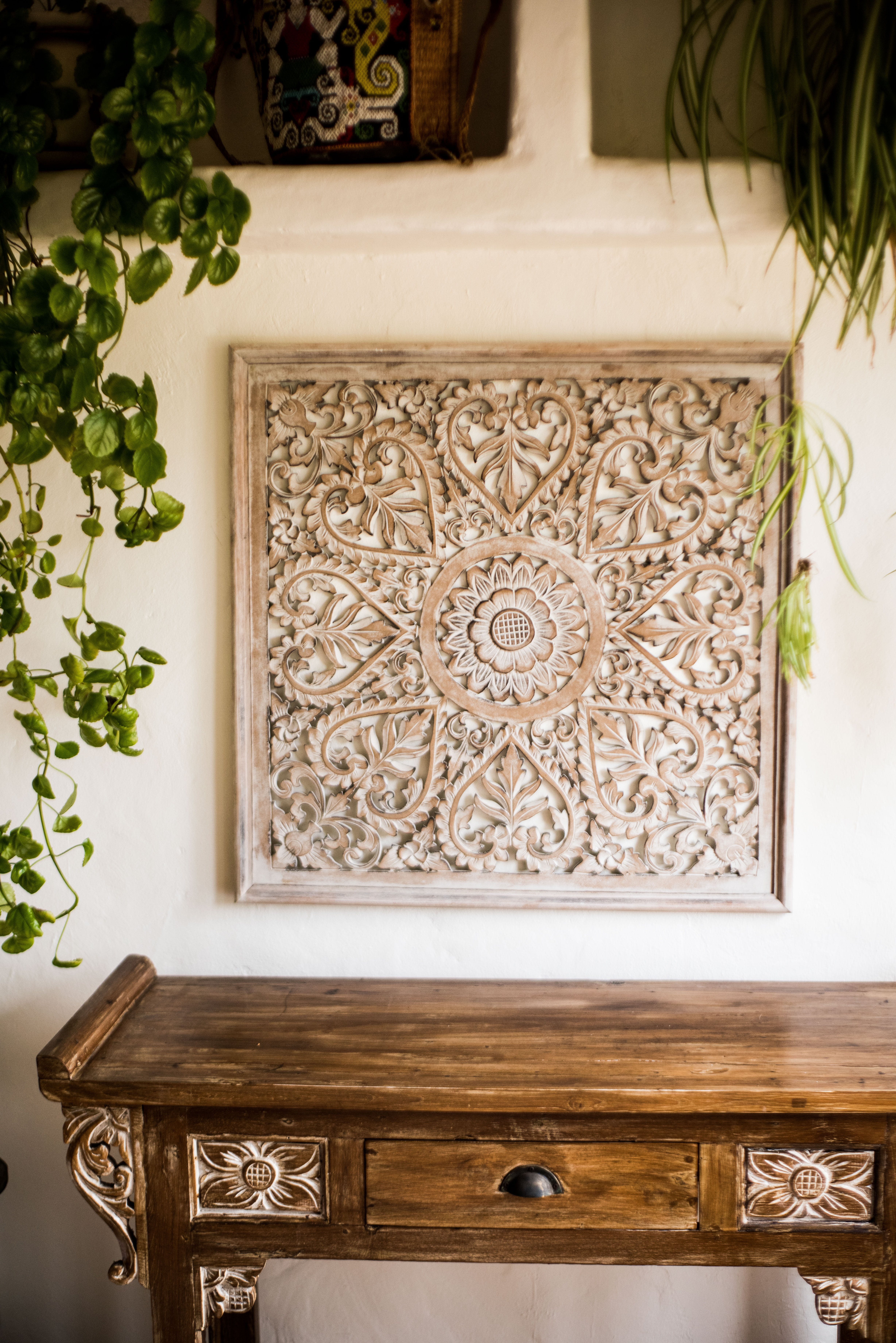 Panel Tallado Flower