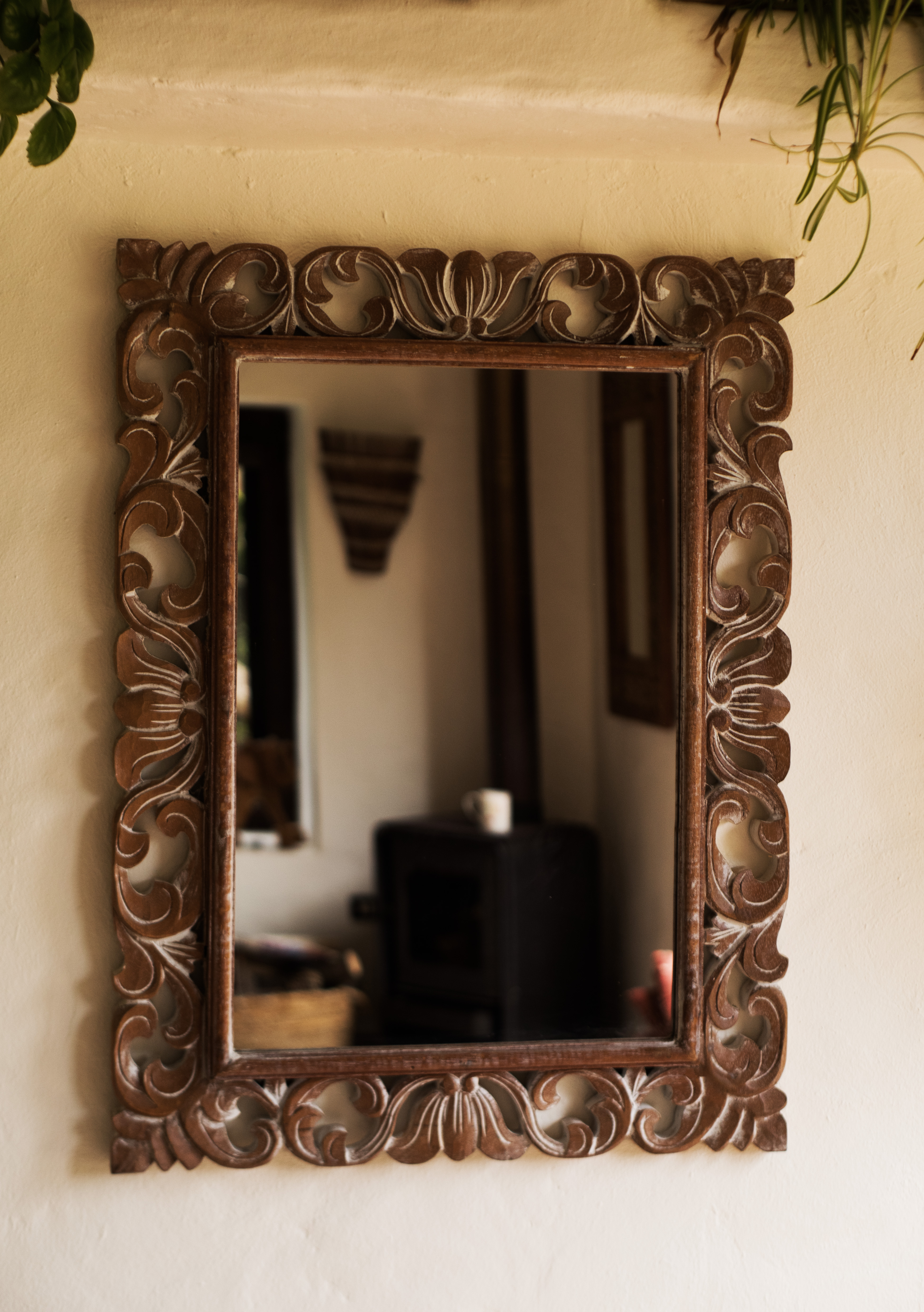 Espejo Madera De Piso Arco 65x170 cm Komodo