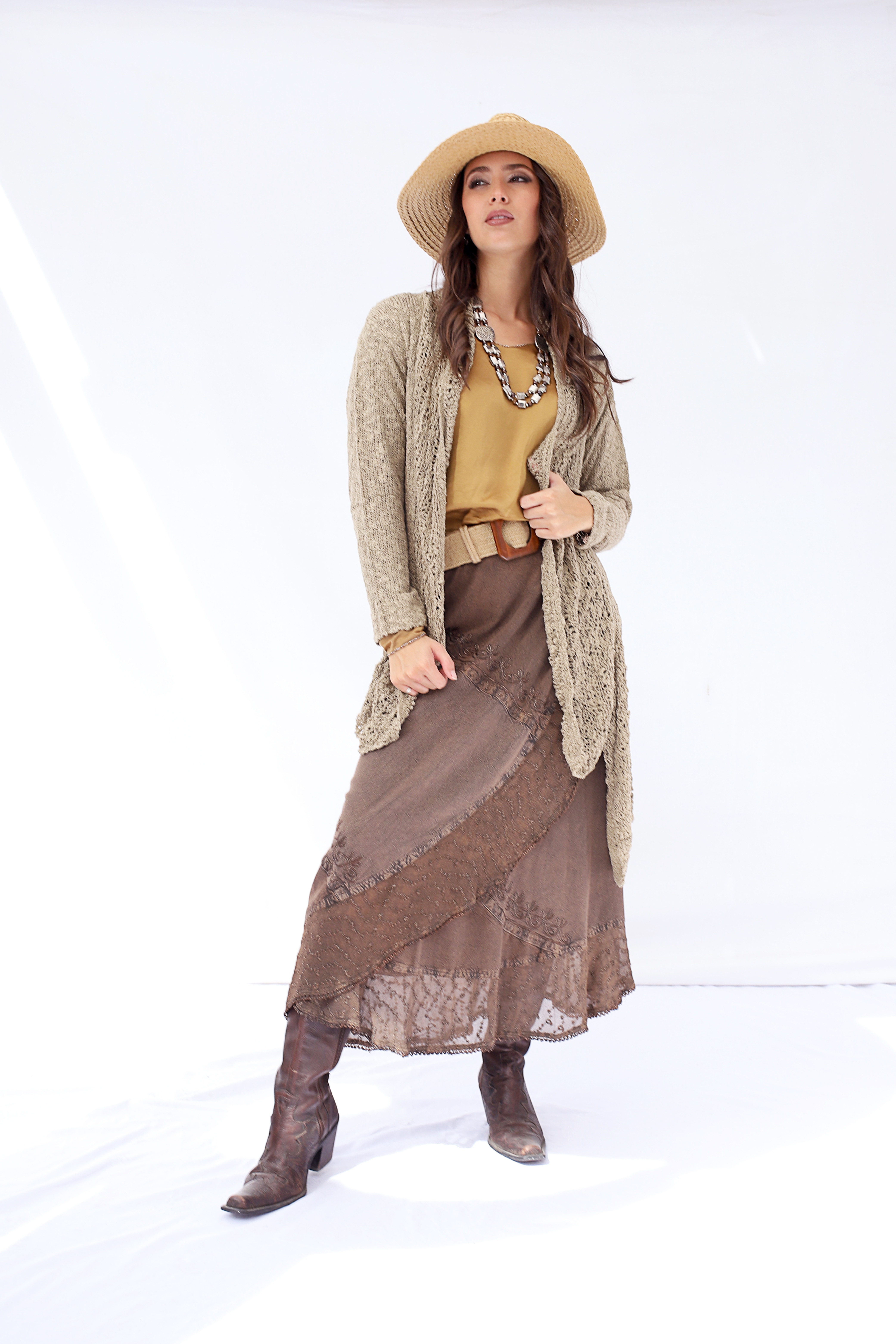 Cardigan Tejido