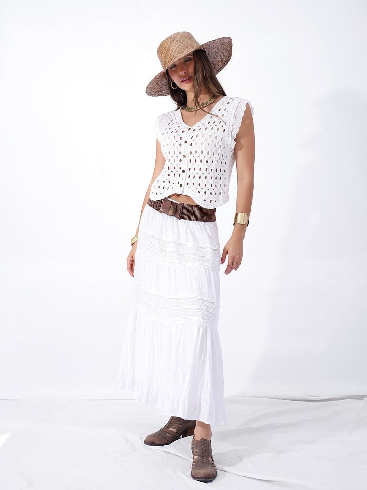 Waistcoat Crochet Biba  1