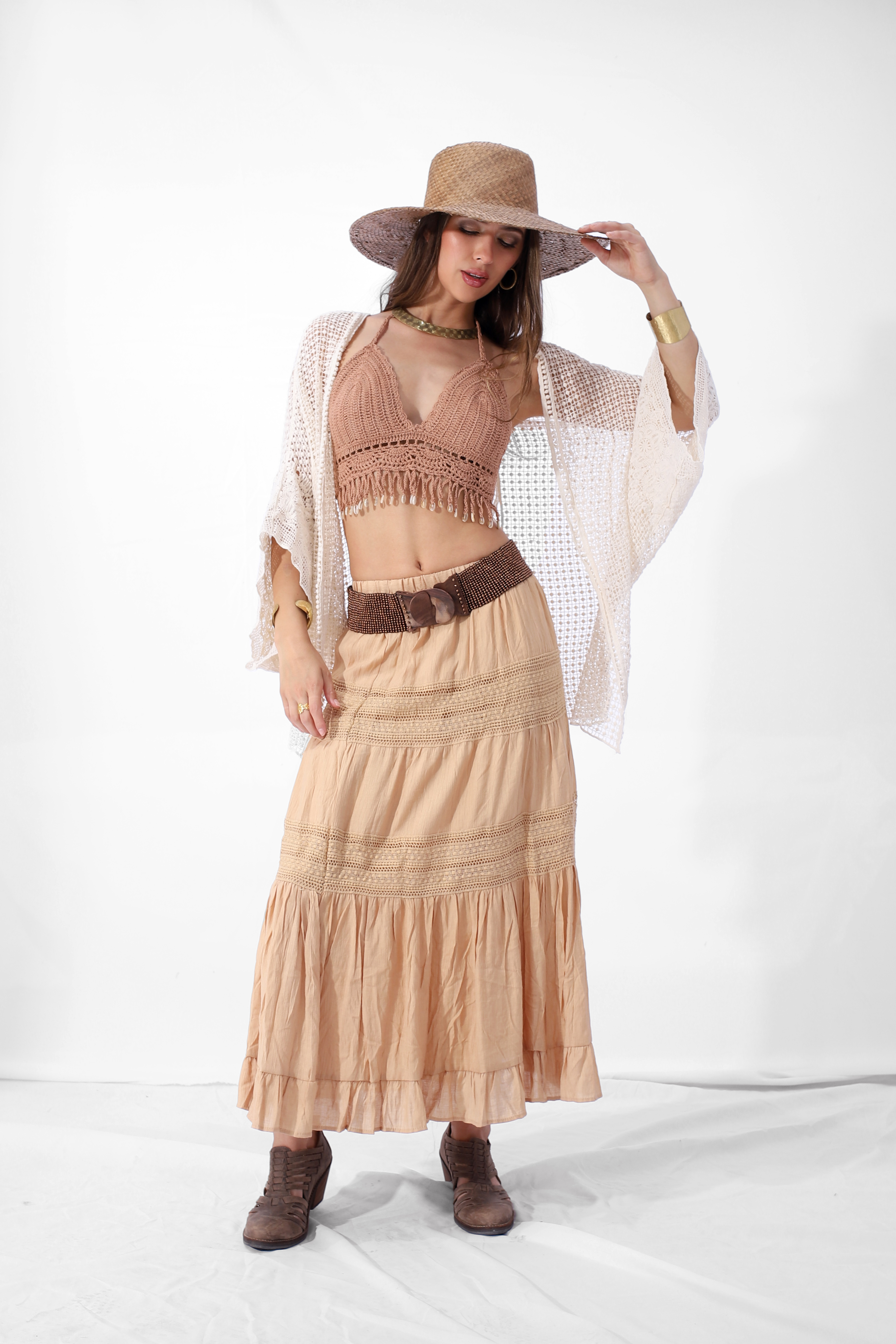 Kimono Lace Midi Aurora