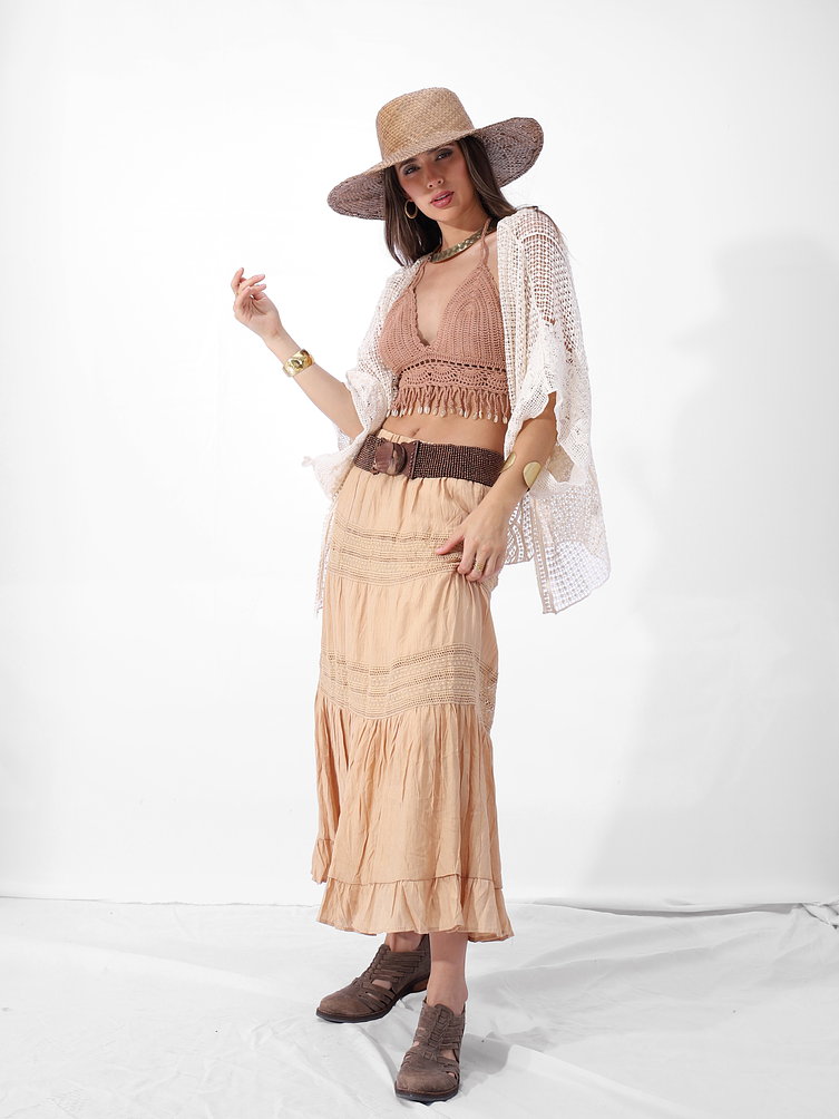 Kimono Lace Midi Aurora  2