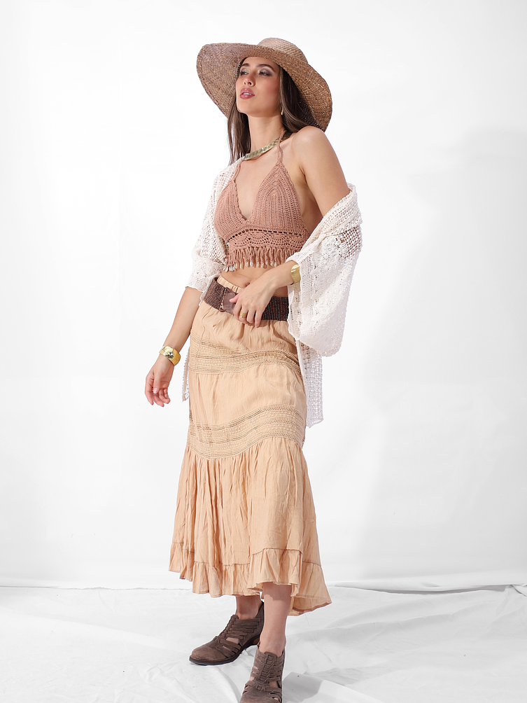 Kimono Lace Midi Aurora  3