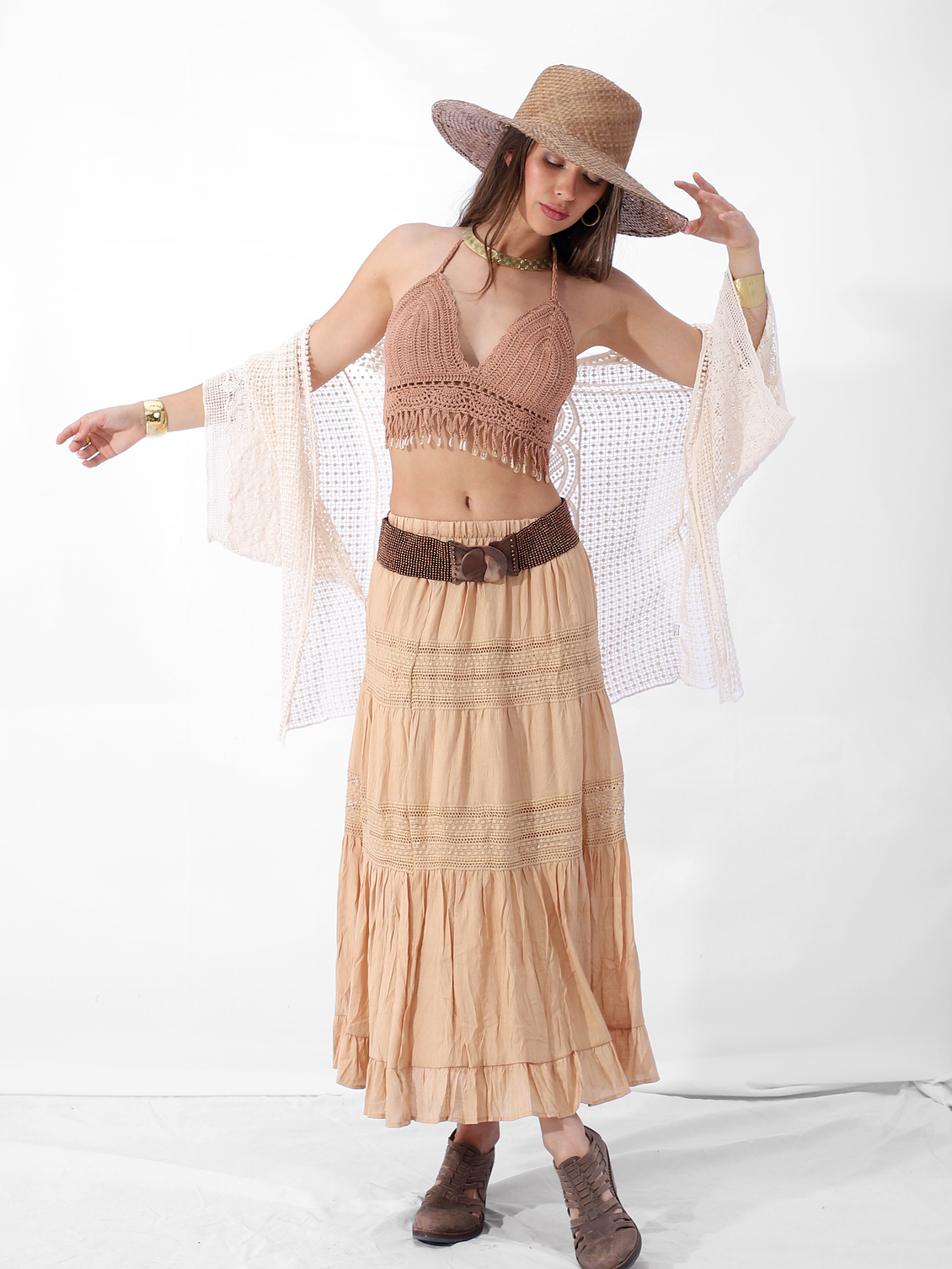 Kimono Lace Midi Aurora  4