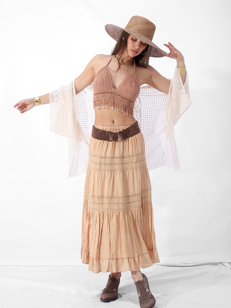 Kimono Lace Midi Aurora  4