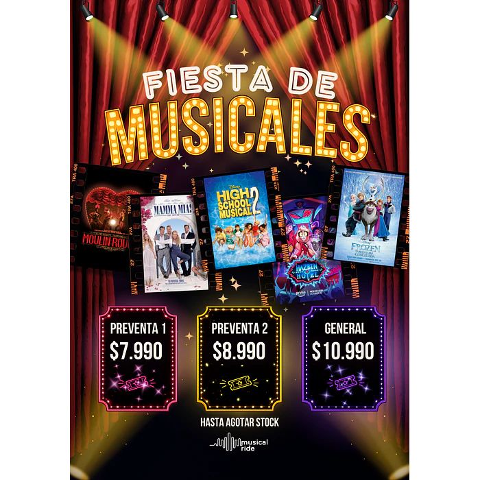 ENTRADA PREVENTA 2 - FIESTA MUSICALES 2