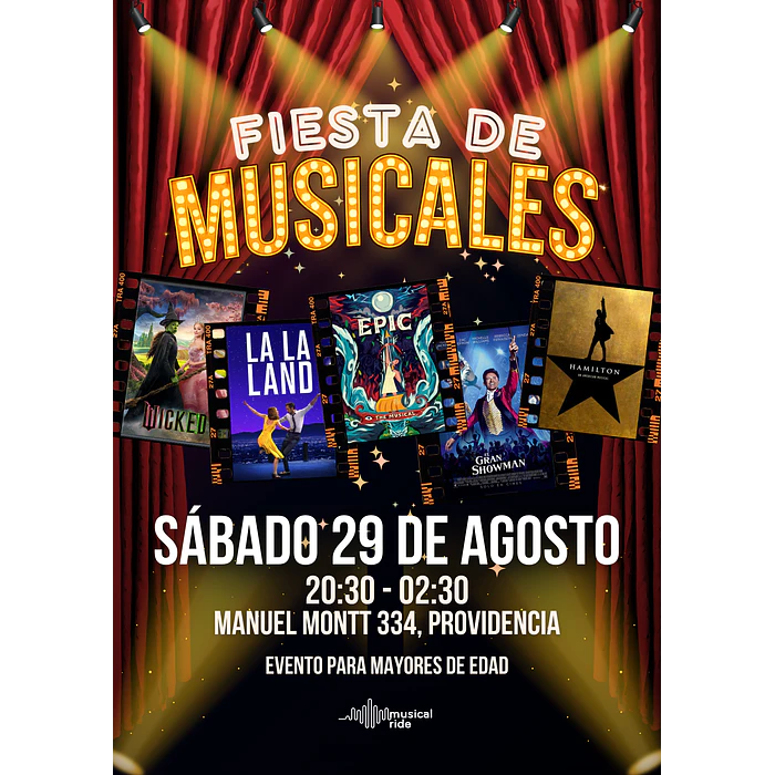 ENTRADA PREVENTA 2 - FIESTA MUSICALES 1