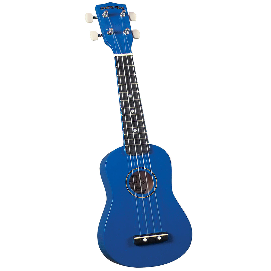 Ukelele Soprano Diamond Head Color Azul + Funda DU-107BU