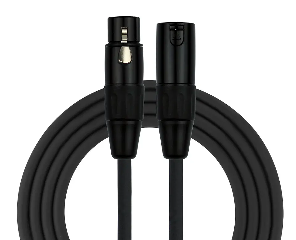 Pack 6 Cables Microfono Xlr 3 Mts Kirlin Negro 1